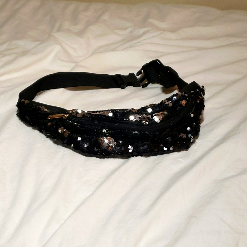 Sequins fanny pack
